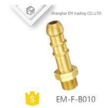 EM-F-B010 Pagodenkopf langer Körper Messing Adapter Rohrverschraubung